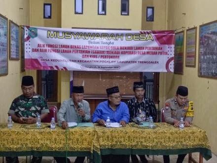 MUSDES Alih Fungsi Lahan Menjadi Pertanian Dan Koperasi Merah Putih Dan Kios/Pertokoan